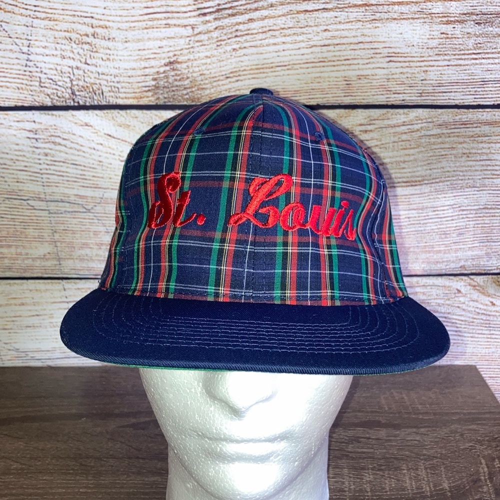 Vintage 1980’s EUC Plaid St. Louis Hat by KC